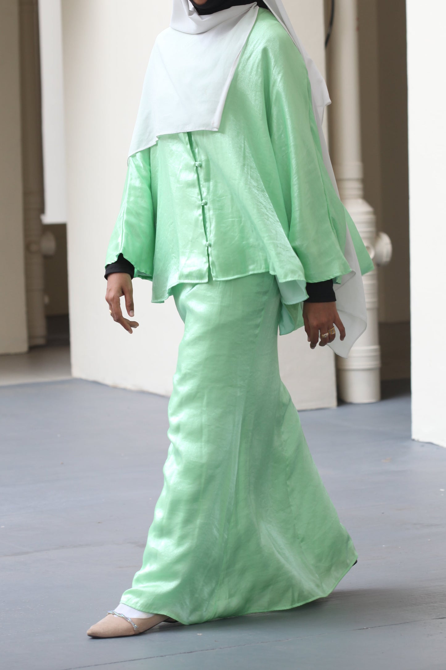Dhia Kaftan Kurung Set (4 colors)