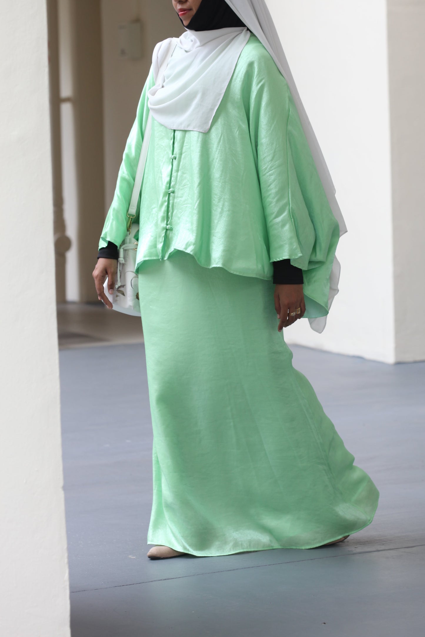 Dhia Kaftan Kurung Set (4 colors)