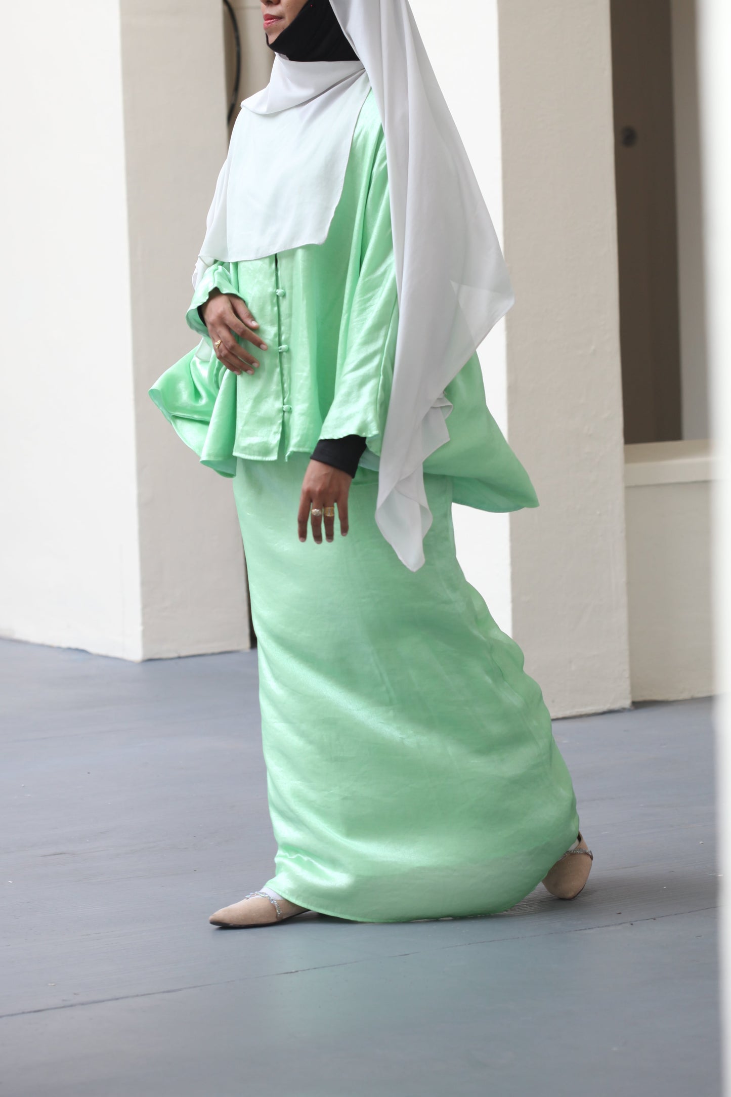 Dhia Kaftan Kurung Set (4 colors)