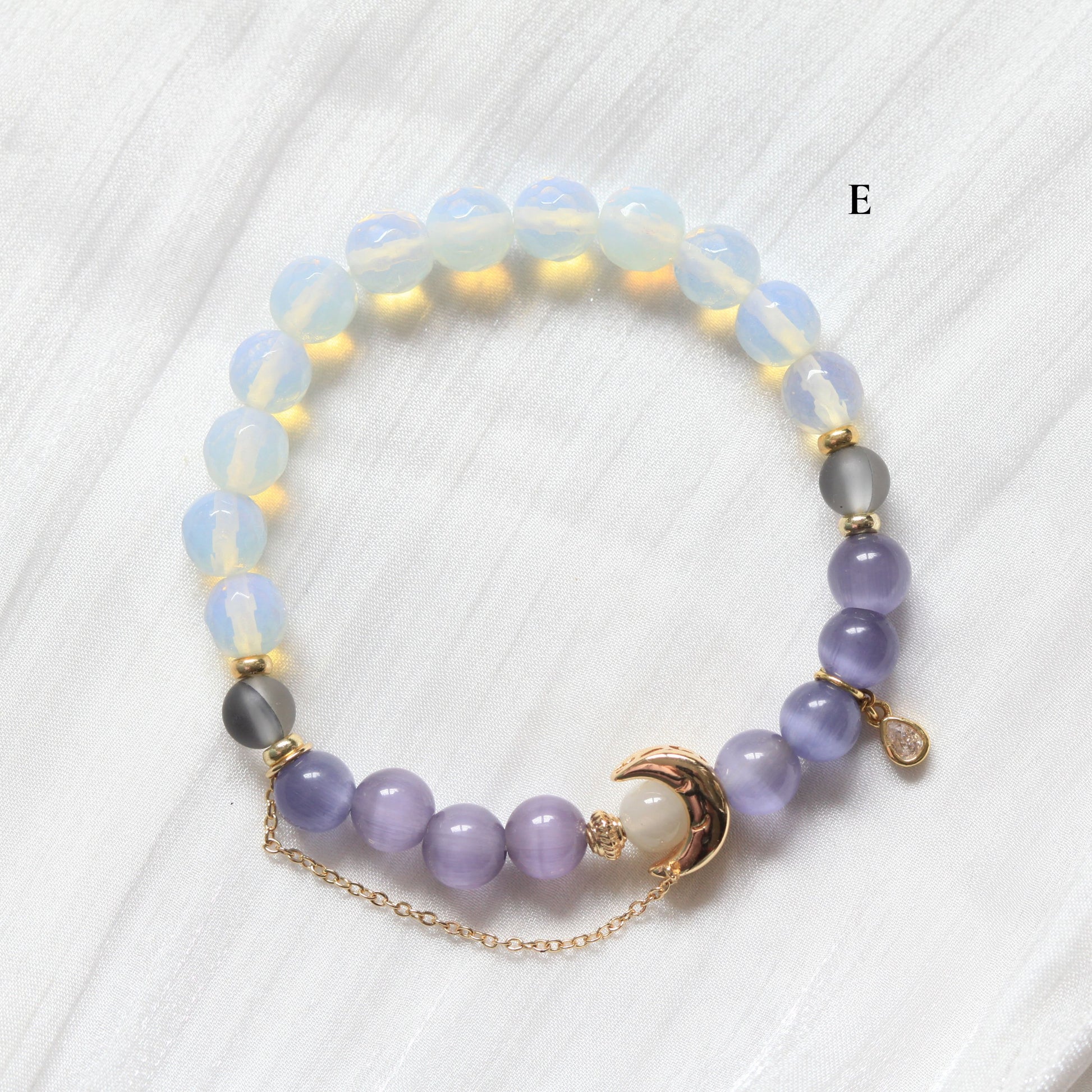 Of Muse and Daydreams bracelet in soft dreamy hues, a meaningful beaded bracelet that inspires wonder, courage, and beautiful possibilities.
